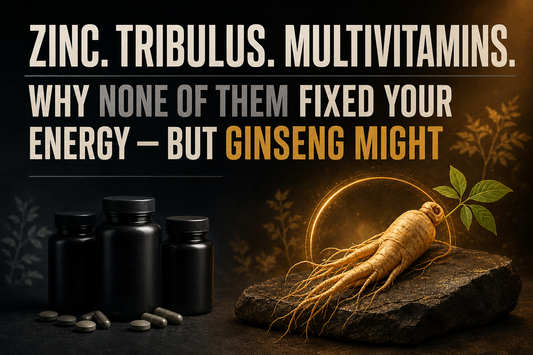 Zinc Tribulus Multivitamins vs Ginseng