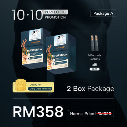 10.10 PERFECT 10 Promotion - 2 Box Package RM358 with FREE 15 sachets