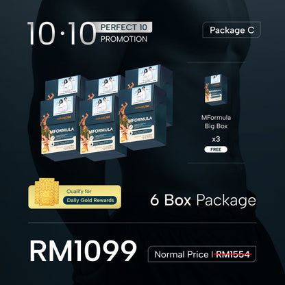 10.10 PERFECT 10 Promotion - 6 Box Package RM1099 with 3 FREE boxes