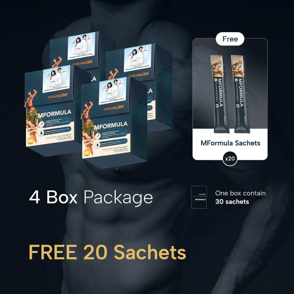 MFormula Normal Package 4 Box – FREE 20 sachets