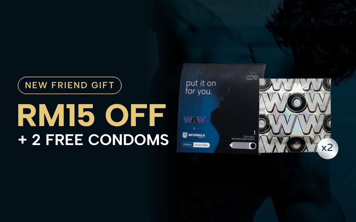 RM15 off + 2 WoW condoms free